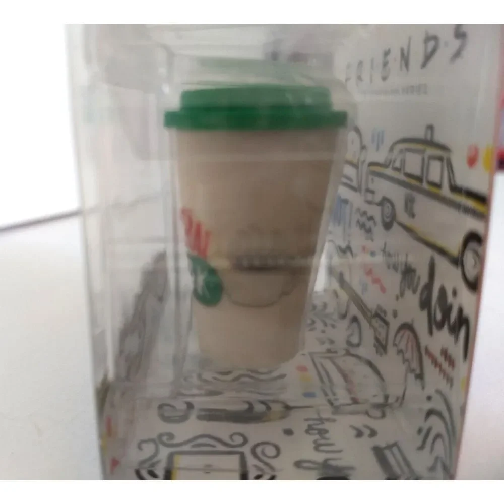 Friends Central Perk Erasers Coffee Scented Green &‎ White Cup Set of 2 NEW